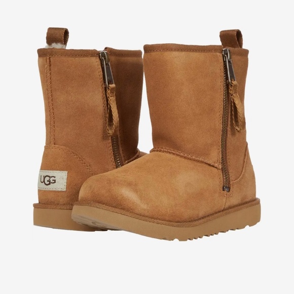 New UGG kids Classic Short Dual Zip ll